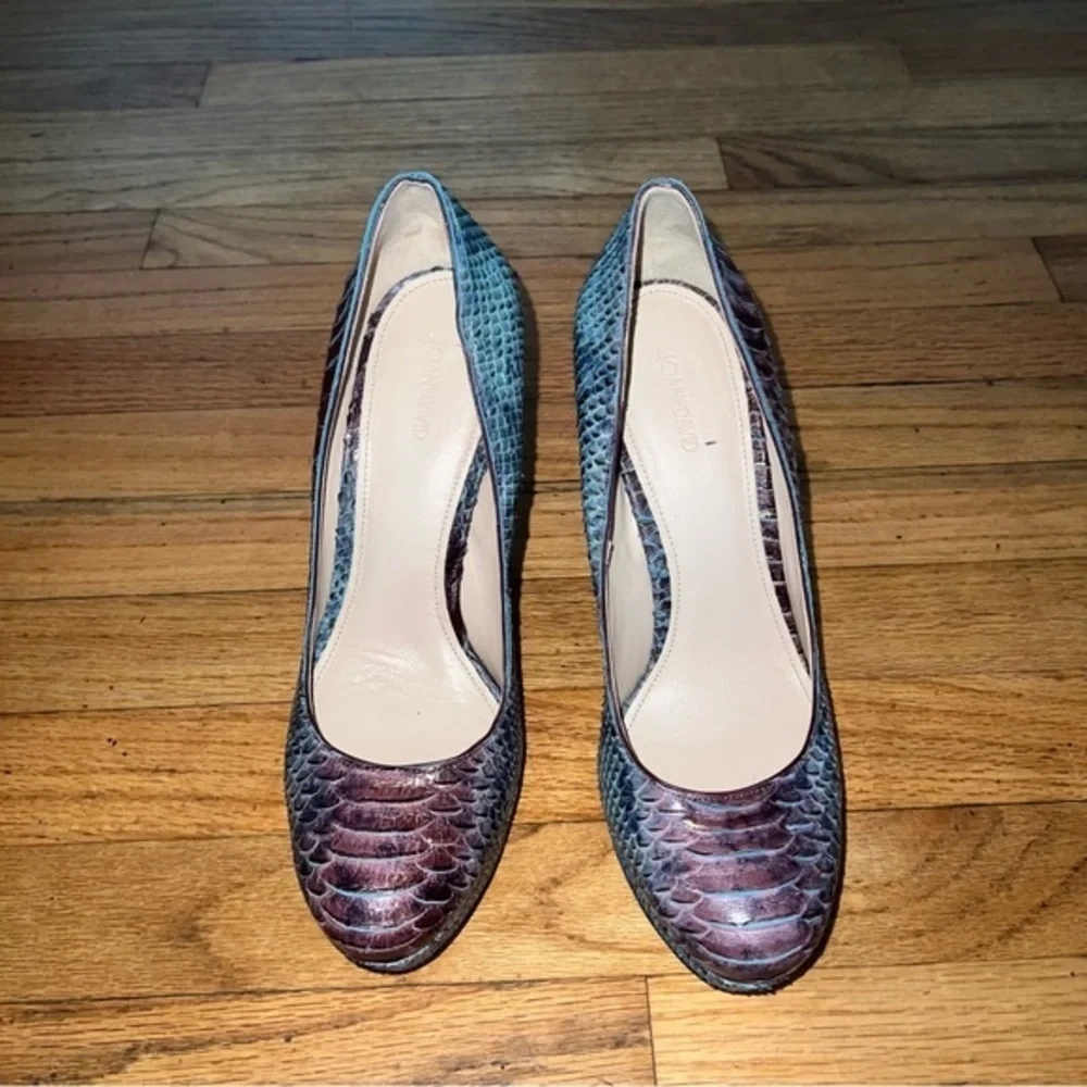 Joan and David real python leather platform